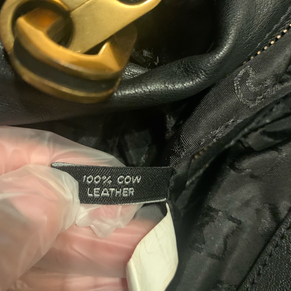 Marc Jacobs Black Tote with Gold Accents - Picture 7 of 16